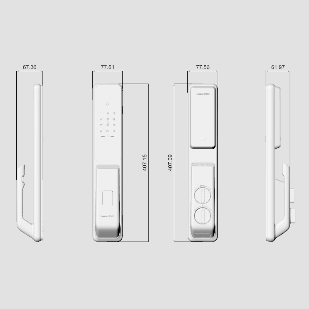 Cerradura Digital Z1 PRO Wifi